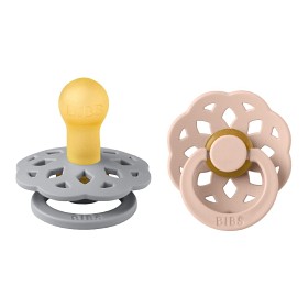 Bild på BIBS Boheme 2-pack Latex Size 1 Cloud/Blush