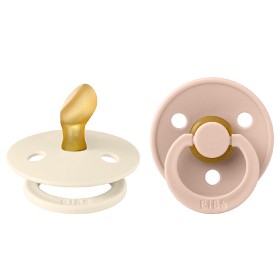Bild på BIBS Colour 2-pack Latex Size 1 Anatomical Ivory/Blush