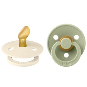 Bild på BIBS Colour 2-pack Latex Size 1 Anatomical Ivory/Sage
