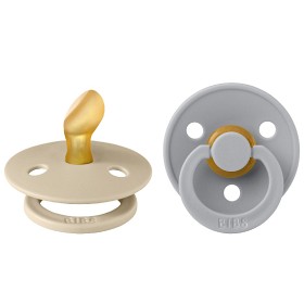 Bild på BIBS Colour 2-pack Latex Size 1 Anatomical Vanilla/Cloud