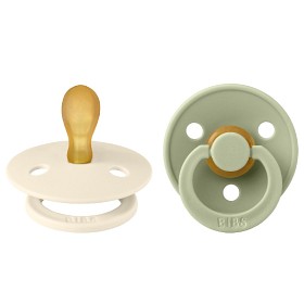 Bild på BIBS Colour 2-pack Latex Size 1 Symmetrical Ivory/Sage