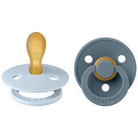 Bild på BIBS Colour 2-pack Latex Size 2 Symmetrical Baby Blue/Petrol