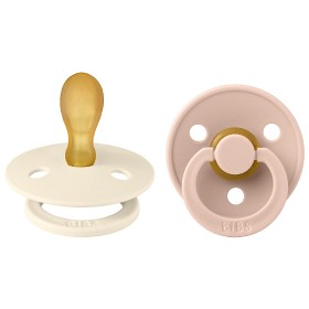 Bild på BIBS Colour 2-pack Latex Size 2 Symmetrical Ivory/Blush
