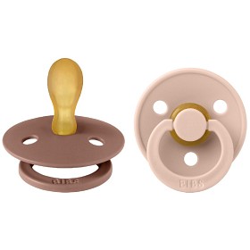 Bild på BIBS Colour 2-pack Latex Size 2 Symmetrical Woodchuck/Blush