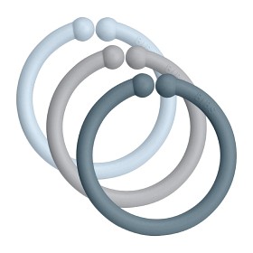 Bild på BIBS Loops 12-pack Baby Blue/Cloud/Petrol
