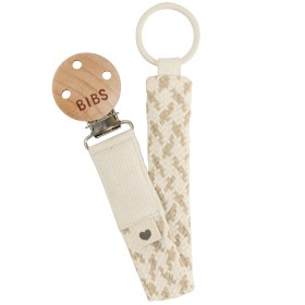Bild på BIBS Paci Braid Napphållare Ivory/Vanilla