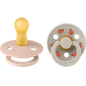 Bild på BIBS Pacifier Studio Colour 2-pack Ladybug Latex Size 2 Blush Mix