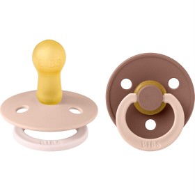 Bild på BIBS Pacifier Studio Colour 2 t Fusion Latex Size 2 Blush Woodchuck Mix
