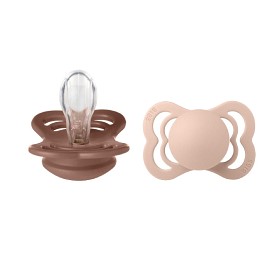 Bild på BIBS Supreme 2-pack Silicone Size 1 Woodchuck/Blush