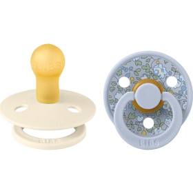 Bild på BIBS x Liberty Colour 2-pack Latex Size 1 Eloise Dusty Blue Mix