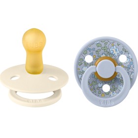 Bild på BIBS x Liberty Colour 2-pack Latex Size 2 Eloise Dusty Blue Mix