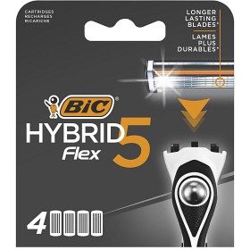 Bild på BIC Hybrid Flex 5 rakbladsrefill 4 st