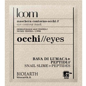 Bild på Bioearth Loom Sheet Eye Contour Mask Snail Slime + Peptides 3 ml
