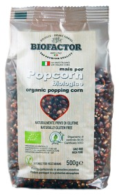 Bild på Biofactor Röd Majs Popcorn att poppa i gryta 500 g