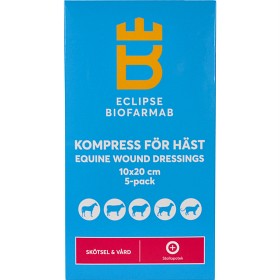 Bild på Biofarmab Kompress för häst 10x20 cm 5-pack