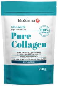 Bild på Biosalma Pure Collagen 100% collagen 250 g