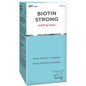 Bild på Biotin Strong Hair & Nail 60 tabletter
