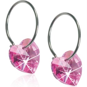 Bild på Blomdahl NT Ring 14mm Heart 10 mm, Rose