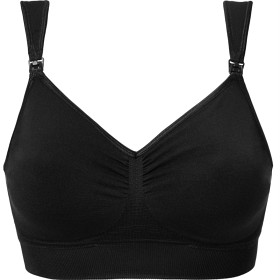 Bild på Boob Stadig bygellös amningsbh Svart M