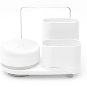 Bild på Bosign Diskmedelspump & Förvaringsställ Vit