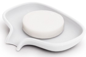 Bild på Bosign Tvålfat i silikon Small Vit
