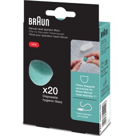 Bild på Braun Filter till Nasal Aspirator Manuell nässug 20 st