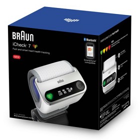 Bild på Braun iCheck7 blodtrycksmätare handled