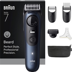 Bild på Braun Skäggtrimmer Series 7 +6 Barberverktyg BT7520 Blå