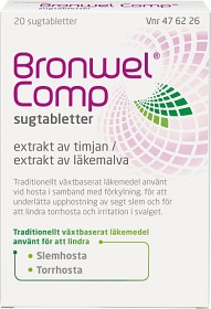 Bild på Bronwel Comp sugtablett 20 st