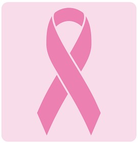 Bild på Bröstcancerförbundet digitalt rosa band
