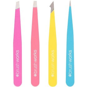 Bild på BrushWorks HD 4 Piece Combination Tweezer Set