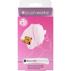 Bild på Brushworks Reversible Shower Cap Leopard Pattern