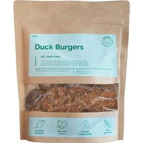 Bild på Buddy Pet Foods Meaty Burgers Duck 100 g