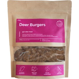 Bild på Buddy Pet Foods Meaty Burgers Venison 100 g