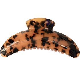 Bild på ByBarb Hårklämma Faye mörk stor sköldpaddsfärgad