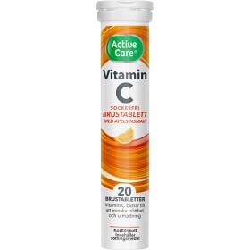 Bild på Active Care C-vitamin Apelsin 20 brustabletter