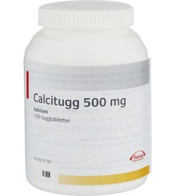 Bild på Calcitugg tuggtablett 500 mg 100 st