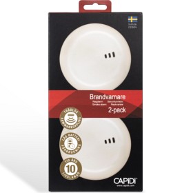 Bild på CAPiDi brandvarnare CAP388B  2-pack