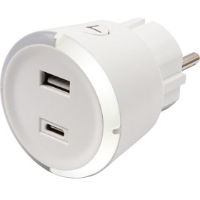 Bild på CAPiDi USB A+C Säkerhetstimer Vit