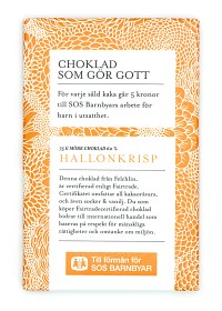 Bild på Choklad som gör gott hallonkrisp 75 g