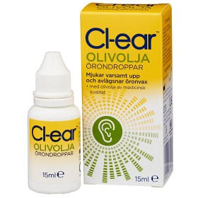 Bild på Cl-ear Olivolja örondroppar 15 ml
