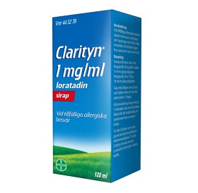 Bild på Clarityn sirap 1 mg/ml 120 ml