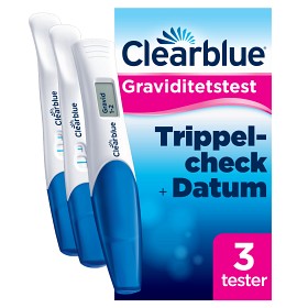 Bild på Clearblue Graviditetstest Trippelcheck & Datum