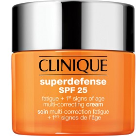 Bild på Clinique Superdefense SPF25 Fatigue + 1st Signs of Age Multi-correcting Cream, Skin type 1,2, 30 ml