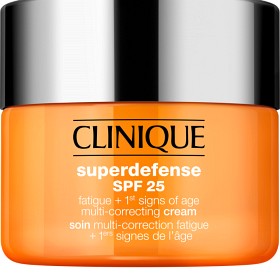 Bild på Clinique Superdefense SPF25 Fatigue + 1st Signs of Age Multi-correcting Cream, Skin type 3,4, 30 ml
