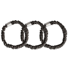 Bild på Cloud & Glow Silk Scrunchies 1 cm Charcoal