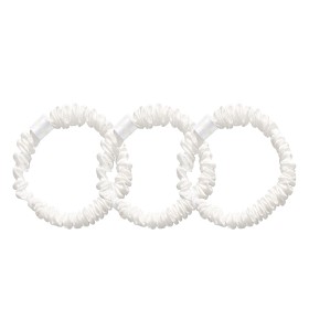 Bild på Cloud & Glow Silk Scrunchies 1 cm White