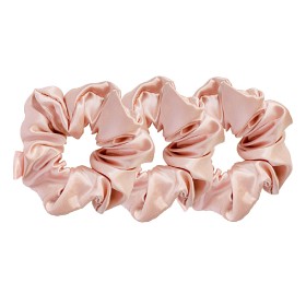 Bild på Cloud & Glow Silk Scrunchies 4 cm Peach