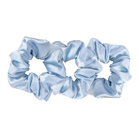Bild på Cloud & Glow Silk Scrunchies 4 cm Sky Blue