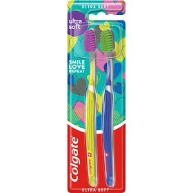 Bild på Colgate Ultra Soft tandborste 2-pack